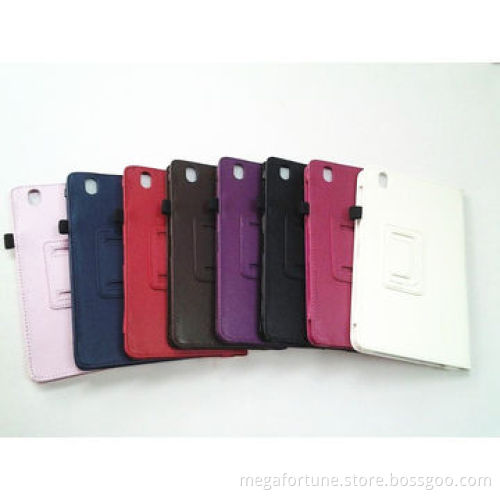 Stand litchi grain PU leather case cover for Samsung Galaxy Tab Pro T320 8.4"
